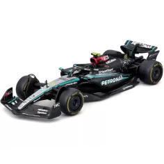 Bburago: Mercedes-AMG F1 W15 Performance F1 състезателен автомобил метален автомобилен модел 1/43 (Люис Хамилтън #44) изображение 2