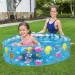 Bestway: Fill 'N Fun Sparkling Sea морски животни с твърди стени детски басейн, Ø 122 x 25 см изображение 3