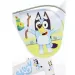 Bluey 12” детски велосипед с държач за бутилка и странични колела в бяло-синьо-зелено – Dino Bikes велосипед изображение 3