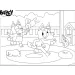 Bluey 2 в 1 60 части пъзел и оцветяване 50x35см - Lisciani изображение 3