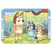 Bluey 2 в 1 рамков пъзел за бебета - Trefl