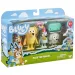 Bluey: Предай пакета, комплект от 4 фигурки изображение 1