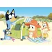 Bluey на ваканция 2 в 1 24 части Eco maxi пъзел и оцветяване 70x50см - Lisciani изображение 2