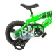 BMX 12” детски велосипед с помощни колела в зелено-черен цвят – Dino Bikes велосипед изображение 2