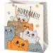 Cardex: "Ураааа!!!" котешка голяма подаръчна чанта 26x13x33cm