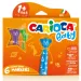 Carioca: Цветни мечешки бебешки флумастери комплект от 6 броя, които могат да се перат