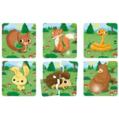 Carotina Baby: Пъзел с горски животни изображение 2