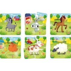 Carotina Baby: Пъзел с животни от фермата изображение 2