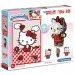 Clementoni: Hello Kitty 2 в 1 104бр. пъзел и моделна фигурка