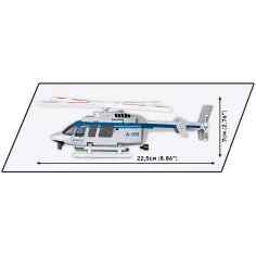 COBI: Bell 407 Полиция строителен комплект (26628) изображение 4