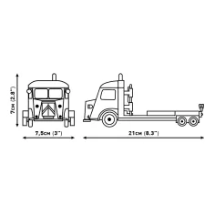 COBI: Citroen Type H Автомобилен Транспортьор & 2CV Type AZ строителна играчка (24627) изображение 4