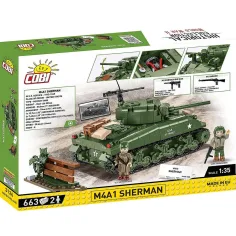 COBI: Конструктор на танк M4A1 Sherman (3126) изображение 7