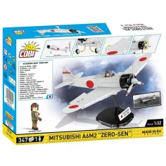 COBI: Mitsubishi A6M2 Zero‑Sen самолет строителна играчка (5729) изображение 7