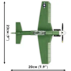 COBI: Mustang P-51D изтребител строителен комплект (5860) изображение 7