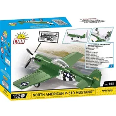 COBI: Mustang P-51D изтребител строителен комплект (5860) изображение 8