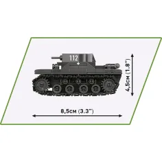 COBI: Panzer I, Renault R35 и Valentine IX – 3 в 1 строителна играчка (2740) изображение 7