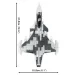 COBI: SAAB JAS 39 Gripen E изтребител строителен комплект (5820) изображение 8