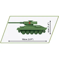 COBI: T-34/85 съветски танк конструктор (3092) изображение 5