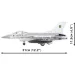 COBI: Въоръжени сили F-16AM Fighting Falcon конструктор (5893) изображение 6