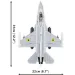 COBI: Въоръжени сили F-16AM Fighting Falcon конструктор (5893) изображение 7