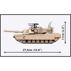 COBI: Въоръжени сили M1A2 Abrams конструктор (2632) изображение 4
