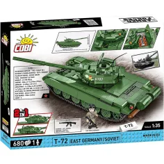 COBI: Въоръжени сили T-72 (Източна Германия/Съветски) танк конструктор (2625) изображение 10
