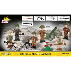 COBI: WWII фигура комплект от битката при Монте Касино (2063) изображение 2