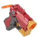 Cool Soft Bullet Gun: Малък пистолет за стрелба с гъби с патрони в червен цвят 14см изображение 3