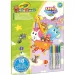 Crayola: MiniKids Вълшебни животни гигантски оцветяващ комплект с 4 флумастера