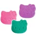 Craze Inkee: Вегански бомби за баня форми - Hello Kitty с аромат на захарен памук 3бр. изображение 2