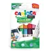 Цветни текстилни темперни стикове 10бр. комплект - Carioca изображение 1