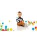 Цветни топки в мрежа 100бр - D-Toys изображение 2