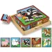 Дървен пъзел с домашни животни - Melissa & Doug изображение 2