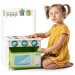 Дървена играчка кухня и стол 2 в 1 - Woodyland изображение 2