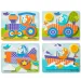 Дървени превозни средства гигантска пъзел - Melissa & Doug изображение 2