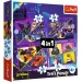 DC Comics: Batwheels 4 в 1 пъзел - Trefl