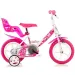 Детски велосипед с сърчица размер 12 - Dino Bikes велосипед