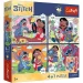 Disney Lilo & Stitch - 4 x 88 бр. Premium Plus Kids пъзел - Trefl изображение 1