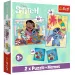 Disney Lilo&Stitch пъзел и карти за памет 2 в 1 комплект - Trefl
