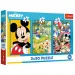 Disney: Отборът на Мики Маус 3x80бр. пъзел - Trefl изображение 1