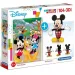 Disney: Пъзел с 104 части с Мики Маус + 3D модел на Мики - Clementoni изображение 1