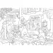 Disney Пинокио 2 в 1 макси 35бр. пъзел и оцветяване 70x50см - Lisciani изображение 2