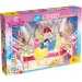 Disney Принцеси 2 в 1 250 части пъзел и оцветяване 50x35cm - Lisciani изображение 1