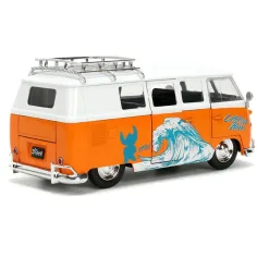 Disney Stitch – 1961 Volkswagen Bus малък автомобил с фигурка Stitch 1/24 - Jada Toys изображение 3