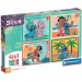 Disney Stitch 4в1 Суперколор пъзел - Clementoni