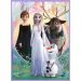 Disney: Замръзналото кралство 2 - Принцеси в тяхната страна пъзел и мемори карта 2 в 1 комплект - Trefl изображение 2