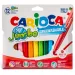 Джъмбо комплект флумастери в кутия 12бр - Carioca