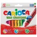 Джъмбо комплект с восъчни пастели 12бр - Carioca изображение 2