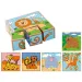 Екзотични животни дървена пъзел игра изображение 2