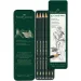Faber-Castell: Castell 9000 Графитен молив 6бр. комплект в метална кутия изображение 2